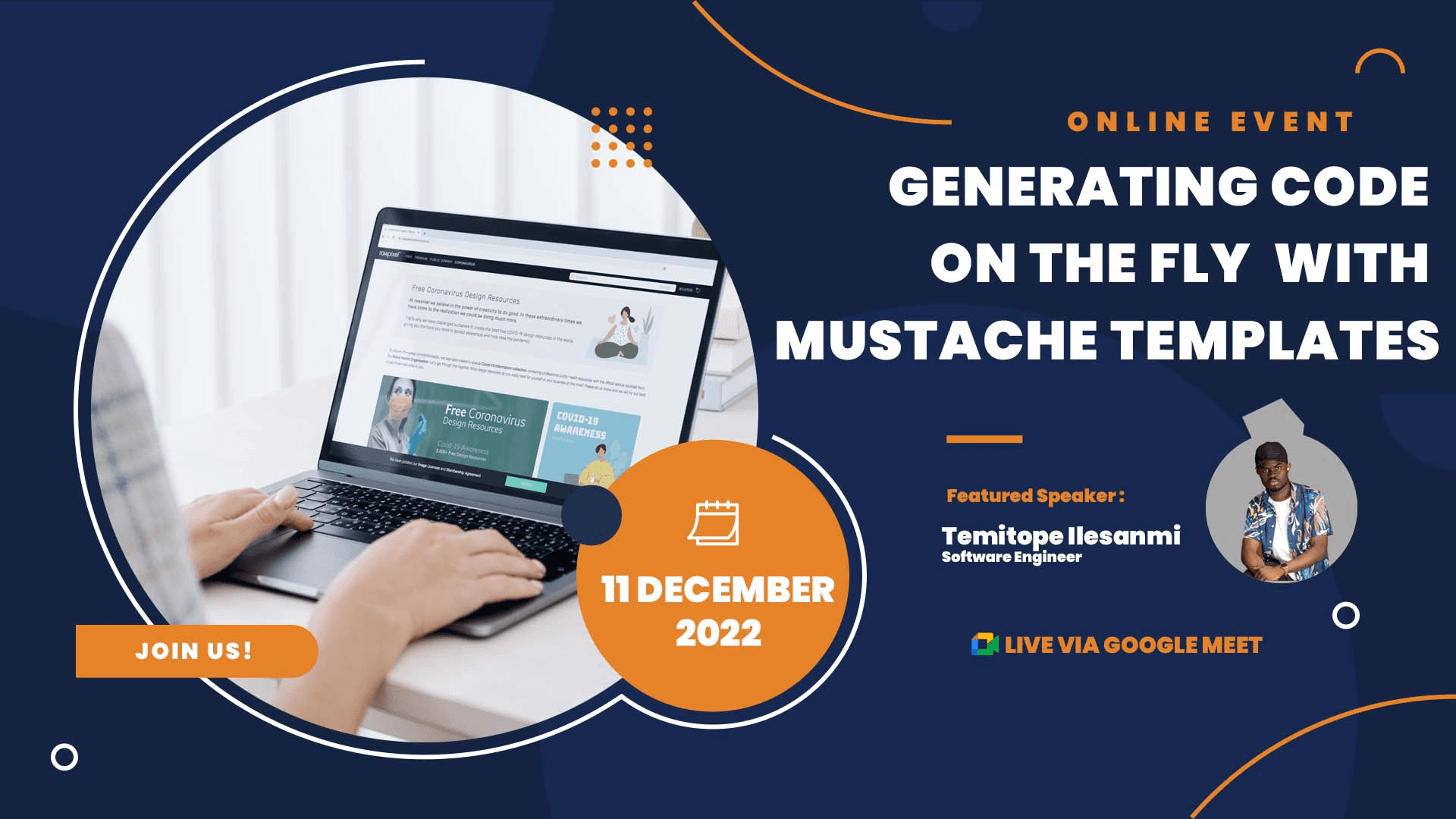 Generating code on the fly with Mustache templates